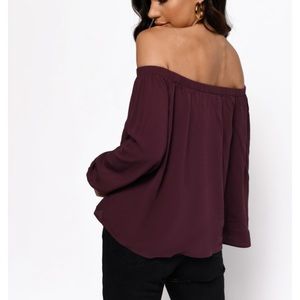 Tobi off-the-shoulder top